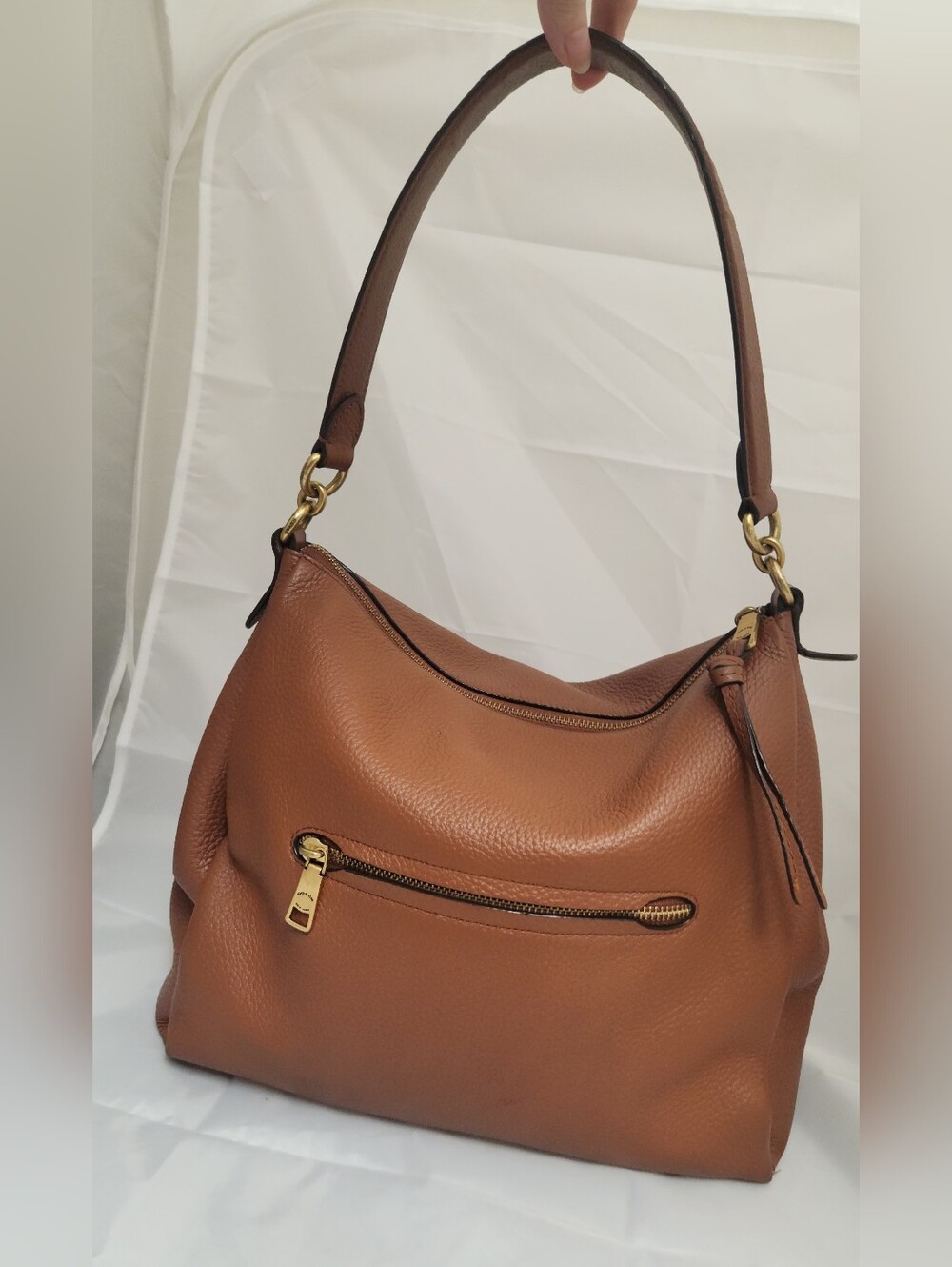 Coach Hobo Style Brown Leather Pristine In And Out!! Y2K
